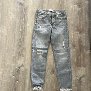 Stylish Gray Women's Jeans